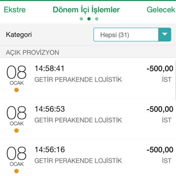 Getir Ücretimi İade Etmiyor