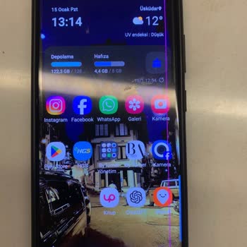 Samsung Telefon S20+| Mor Çizgi Sorunu