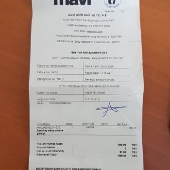 Mavi Jeans Şikayet