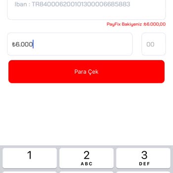Payfix Para Çekim Hatası