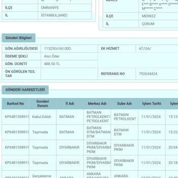 PTT Kargo PTT Telefona Cevap Vermiyor