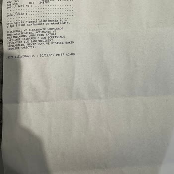 Migros Çalışan Reyon Görevlisinin Hatalı Bilgilendirmesi