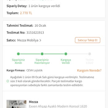 Trendyol Teslimat Ve Kargo Mağduriyeti