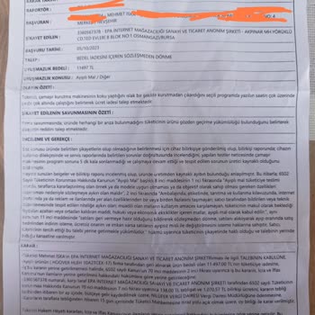 EPA Teknoloji, Tüketici Hakem Heyetinin Kararını Tanımıyor!