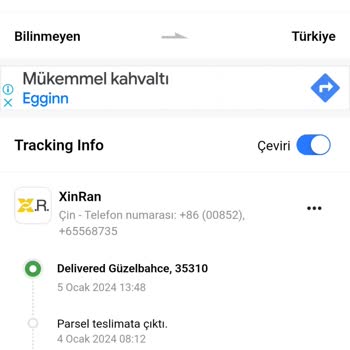 17TRACK Kayıp Ürün Teslim