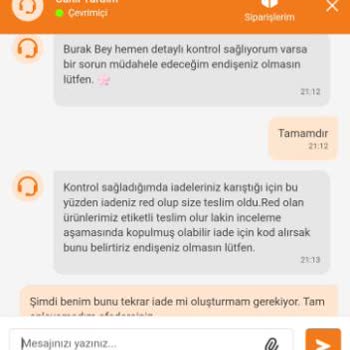 Trendyol Milla İadeleri Elinde Tutup Sonra İade Süreci Geçti Diyor!