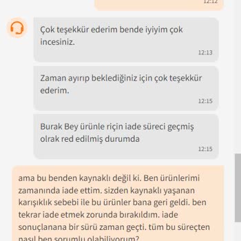Trendyol Milla İadeleri Elinde Tutup Sonra İade Süreci Geçti Diyor!