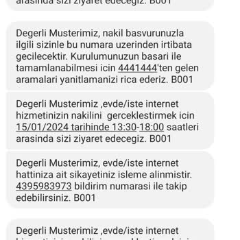 Türk Telekom Evimize İnternet Bağlamaya Gelmiyor