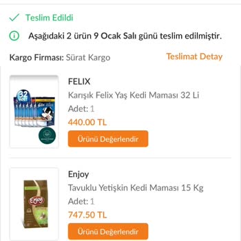 Sürat Kargo Eksik Teslimat Yapıyor