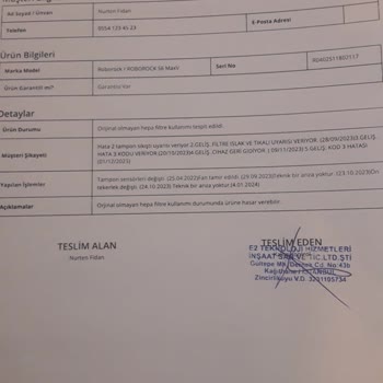 Roborock S6 Max V Anakartının Değiştirilmemesi