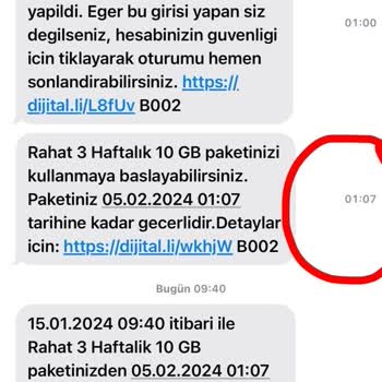 Turkcell'den 10 Dakika İçinde Kullanıldığı İddia Edilen 10 GB İnternet