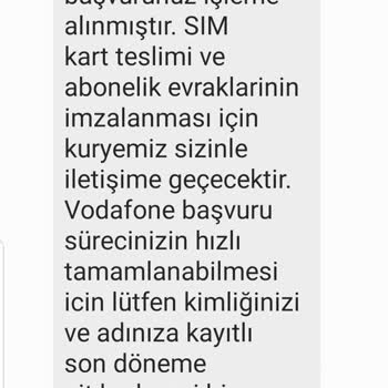 Vodafone + Global Cmh Tedarik Sorunu