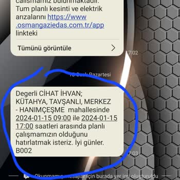 OEDAŞ Kışın Ortasında Uzun Süreli Elektrik Kesintisi