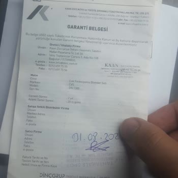 CVS Elektronik 3 Ay Oldu Cihazımızı Teslim Alamadık