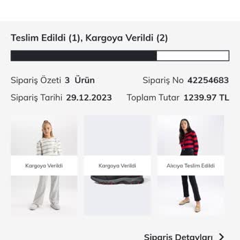Defacto.com Dan Verdiğim Sipariş Teslim Edilmiyor