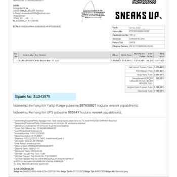 Nike Sneak Up Tamir Değişim