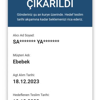 AGT Kurye Ürünümü Teslim Etmiyor