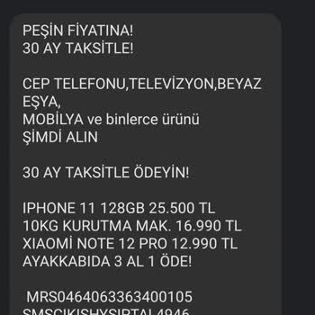 HYS Avm HYS Yanıltıcı Mesajlar