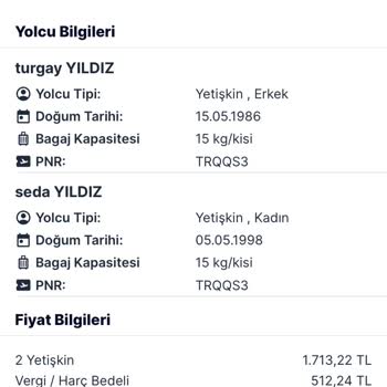 Anadolu Jet Bileti Diğer Güne Aktarmama