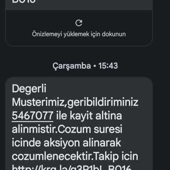 Aras Kargo Dağıtıma Çıkarıldı Halde Kargo Teslim Edilmedi
