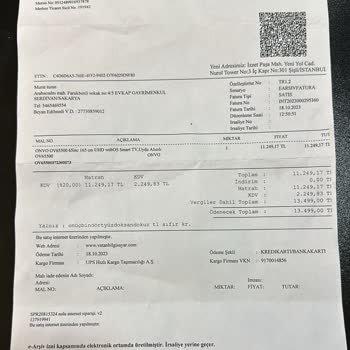 1 Aylık Onvo TV Arızalandı Değişim Oldu Yeni TV Geldi Oda Arızalandı