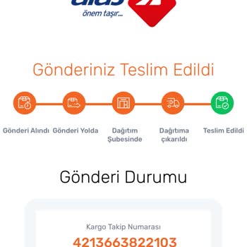 Aras Kargo Teslim Ettik Diye Mesaj Aldım