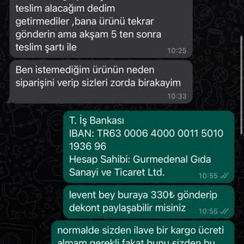 Gurmedenal Sipariş Süreci Sorunları