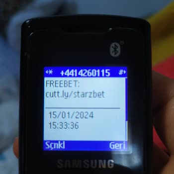 Starzbet Telefonuma Rızam Olmadan Gönderilen Mesajlar