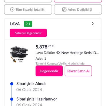 Lava Pazarama İlgisiz Yeterli Bilgi Vermiyor