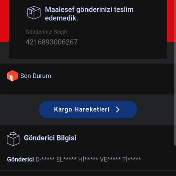 Aras Kargo Kargolarım Teslim Edilmiyor