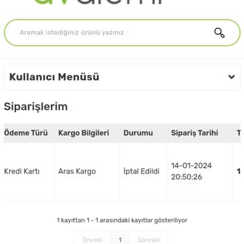 Av Alemi Ödemesini Yaptığım Ürünü Göndermeyip 2.000 TL Talep Etti
