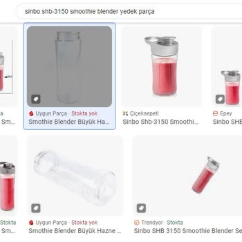 Sinbo Blender Parça Bulunmama Sorunu