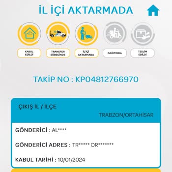 PTT Kargo Maltepe PDM Gecikme