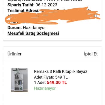 A101' Den Aldığım Ürün Gelmiyor!