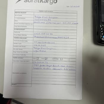 Sürat Kargo Yüksek Değerli Kargo Kaybı Ve Mağduriyet!