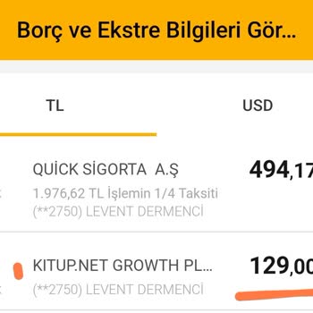 Kitup Mobil Uygulaması Üyelik İptali Ve Haksız Yere Çekilen Ücret Hk.