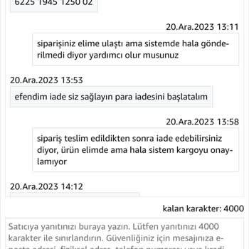Amazon Sahte Ürün Ve İade Sorunu