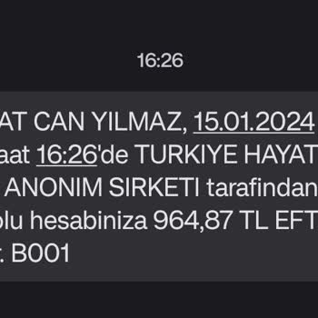 Türkiye Hayat Emeklilik BES İptali Sonrası Eksik Ödeme