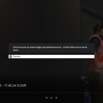 Ea Sunucuları Şu Anda İsteğini Gerçekleştiremiyor!