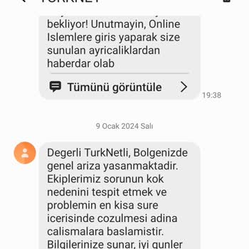 TurkNet'in Arızaya Karşı Sürekli İlgisiz Kalması