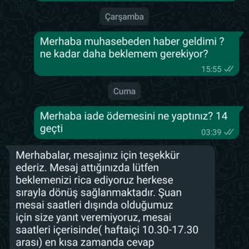 Huriş Butik Şikayet Etmek İstiyorum