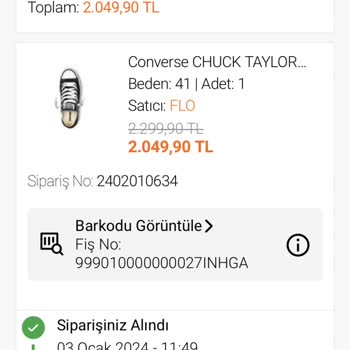 FLO Ayakkabı FLO Dan Şikayetçiyim