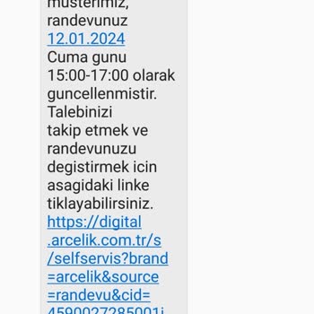Arçelik Batman'da Teknik Servis Randevu Sorunları Ve Müşteri Mağduriyeti