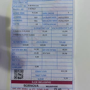 İZSU İzmir Büyükşehir Belediyesi Haksız Yere Para Elde Ediyor. 75 TL