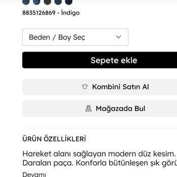 ikisepet.com Yazılı Kumaş Bilgisinden Farklı Mavi Jean Gönderdi