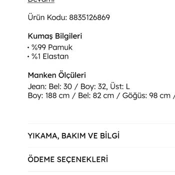 ikisepet.com Yazılı Kumaş Bilgisinden Farklı Mavi Jean Gönderdi