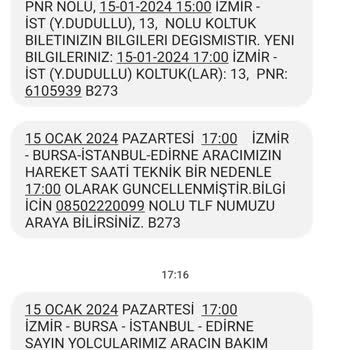 Nilüfer Turizm Geç Kalma Sorunu