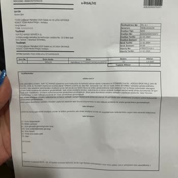 Adidas 2. Kere Yanlış Ürün Gönderdi