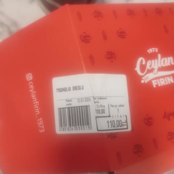 Ceylan Fırın Bozuk Ürün Hk