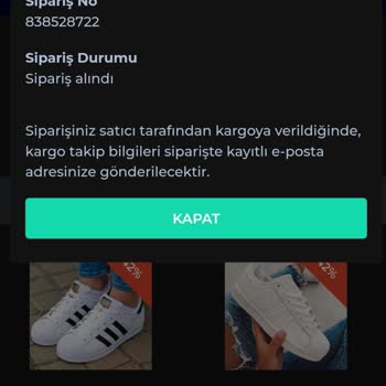 Sneakersfromturkey Siparişim Kargoya Verilmedi Satıcı Cevap Vermiyor
